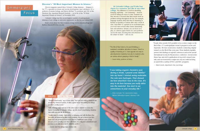 Viewbook spread